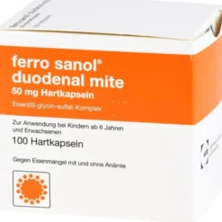 FERRO SANOL duodenal mite 50 mg magensaftr.Hartk. 100 St