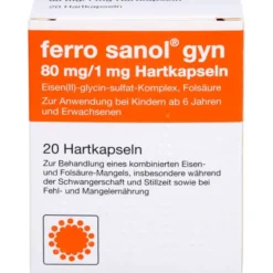 FERRO SANOL gyn Hartkaps.m.msr.überz.Pellets 20 St
