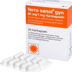 FERRO SANOL gyn Hartkaps.m.msr.überz.Pellets 20 St