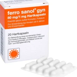FERRO SANOL gyn Hartkaps.m.msr.überz.Pellets 20 St