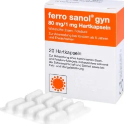 FERRO SANOL gyn Hartkaps.m.msr.überz.Pellets 20 St