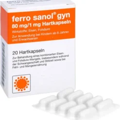 FERRO SANOL gyn Hartkaps.m.msr.überz.Pellets 20 St