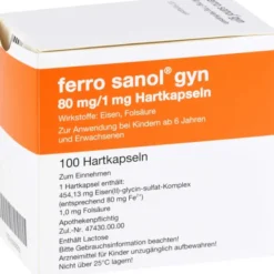 FERRO SANOL gyn Hartkaps.m.msr.überz.Pellets 100 St