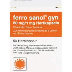 FERRO SANOL gyn Hartkaps.m.msr.überz.Pellets 50 St