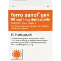 FERRO SANOL gyn Hartkaps.m.msr.überz.Pellets 50 St