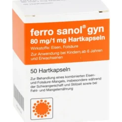 FERRO SANOL gyn Hartkaps.m.msr.überz.Pellets 50 St