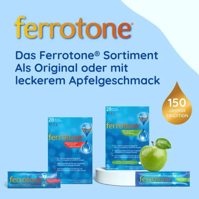FERROTONE natürliches Eisen Beutel 28 Stück