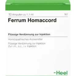 FERRUM HOMACCORD Ampullen 10 St