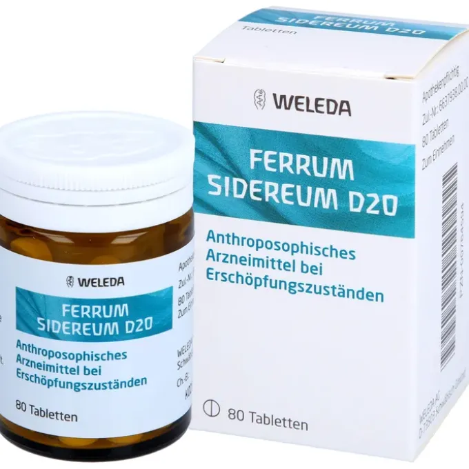 FERRUM SIDEREUM D 20 Tabletten 80 St