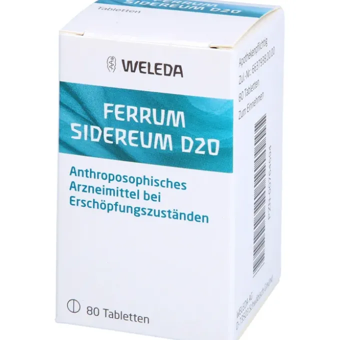 FERRUM SIDEREUM D 20 Tabletten 80 St