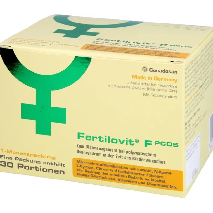 FERTILOVIT F PCOS 60 Kapseln+30 Pulver-Sticks 90 Stück