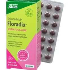 FLORADIX Eisen Folsäure Tabletten 84 Stück