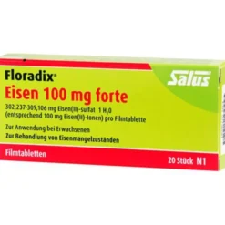 FLORADIX Eisen 100 mg forte Filmtabletten 20 St