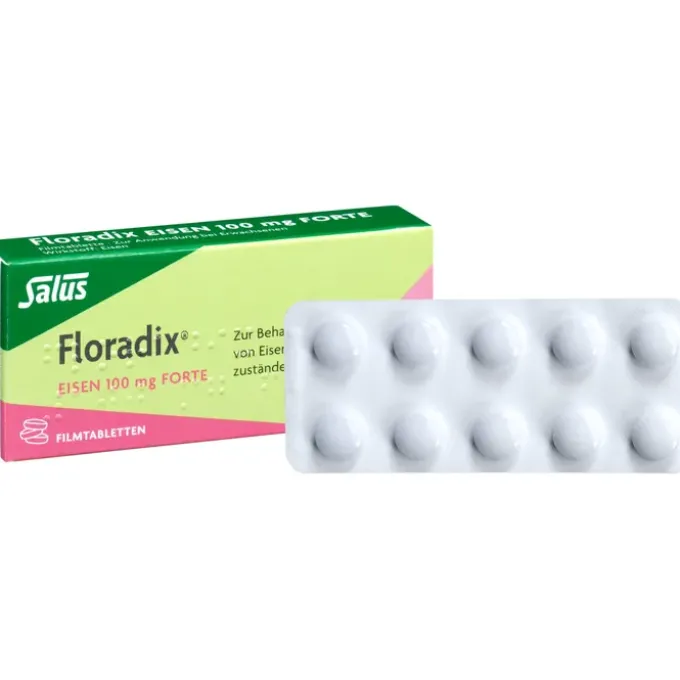 FLORADIX Eisen 100 mg forte Filmtabletten 20 St