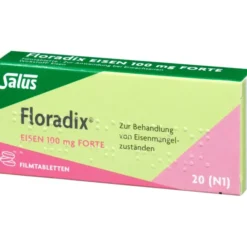 FLORADIX Eisen 100 mg forte Filmtabletten 20 St