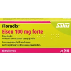 FLORADIX Eisen 100 mg forte Filmtabletten 20 St