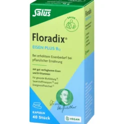 FLORADIX Eisen plus B12 vegan Kapseln 40 Stück