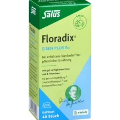 FLORADIX Eisen plus B12 vegan Kapseln 40 Stück