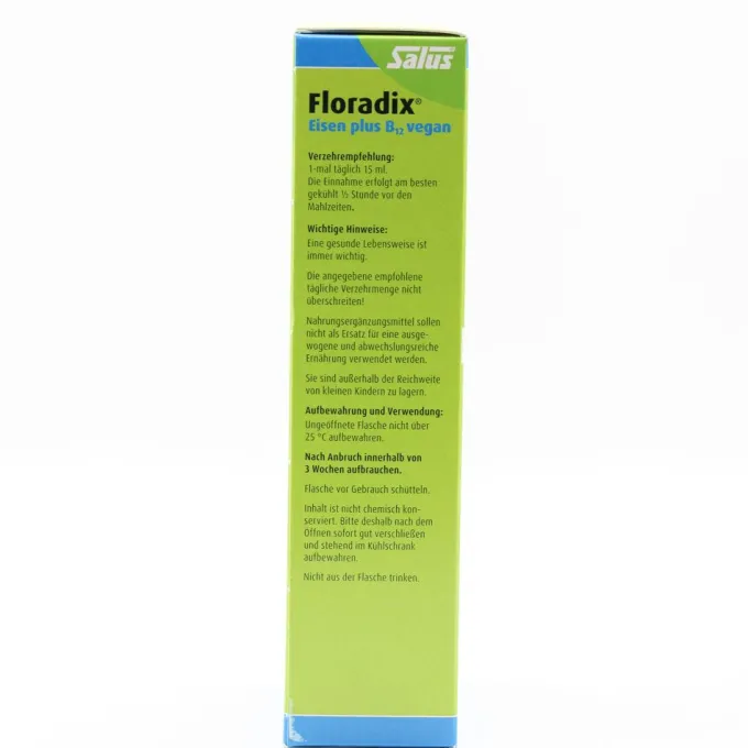FLORADIX Eisen plus B12 vegan Tonikum 250 ml