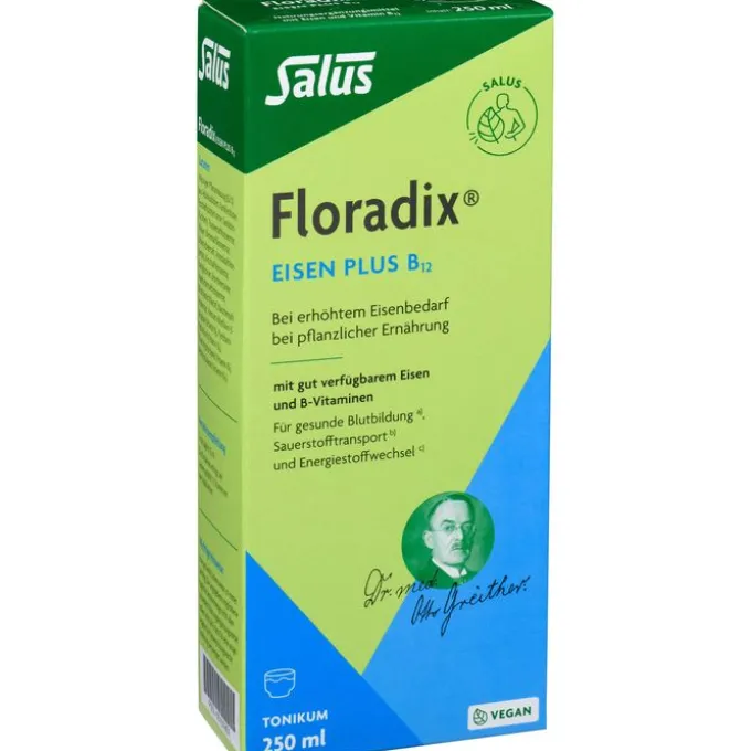 FLORADIX Eisen plus B12 vegan Tonikum 250 ml