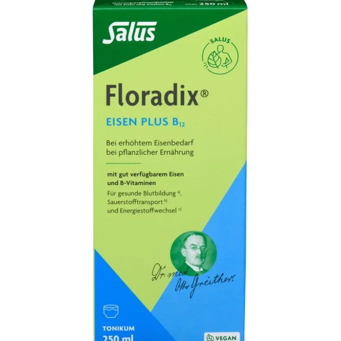FLORADIX Eisen plus B12 vegan Tonikum 250 ml