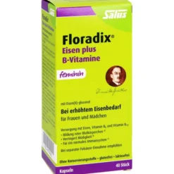 FLORADIX Eisen plus B-Vitamine Kapseln 40 Stück