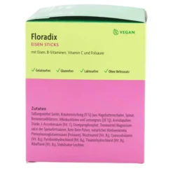 FLORADIX Eisen Sticks Pulver Salus 50 Stück