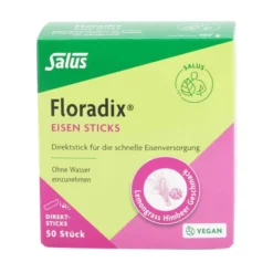 FLORADIX Eisen Sticks Pulver Salus 50 Stück