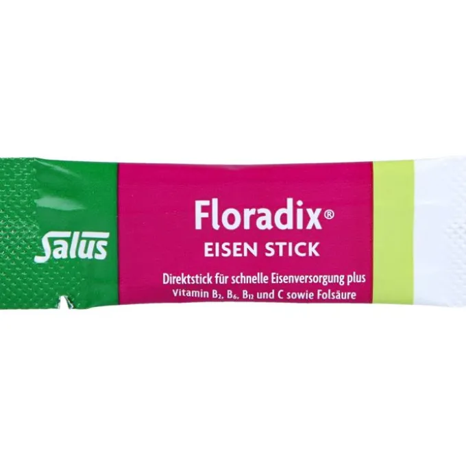FLORADIX Eisen Sticks Pulver Salus 20 Stück
