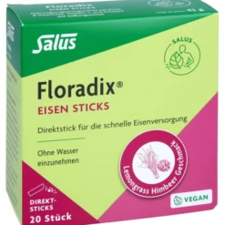 FLORADIX Eisen Sticks Pulver Salus 20 Stück