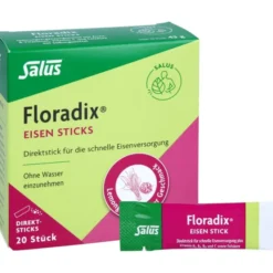 FLORADIX Eisen Sticks Pulver Salus 20 Stück