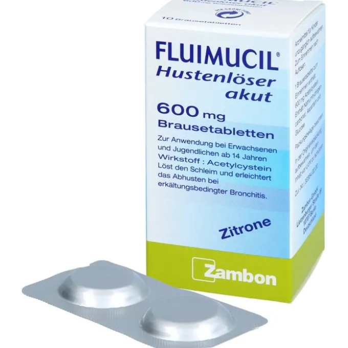 FLUIMUCIL Hustenlöser akut 600 Brausetabletten 10 St