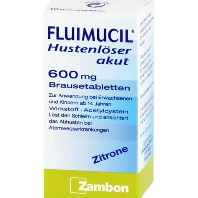 FLUIMUCIL Hustenlöser akut 600 Brausetabletten 10 St