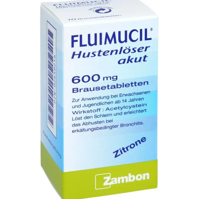FLUIMUCIL Hustenlöser akut 600 Brausetabletten 10 St