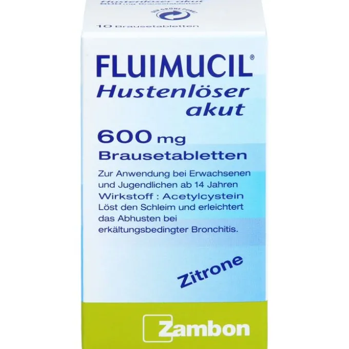 FLUIMUCIL Hustenlöser akut 600 Brausetabletten 10 St