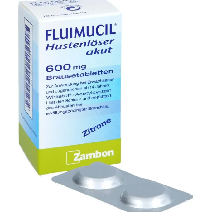 FLUIMUCIL Hustenlöser akut 600 Brausetabletten 10 St
