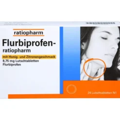FLURBIPROFEN-ratio.m.Honig-u.Zitroneng.8,75mg Lut. 24 St