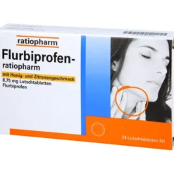 FLURBIPROFEN-ratio.m.Honig-u.Zitroneng.8,75mg Lut. 24 St