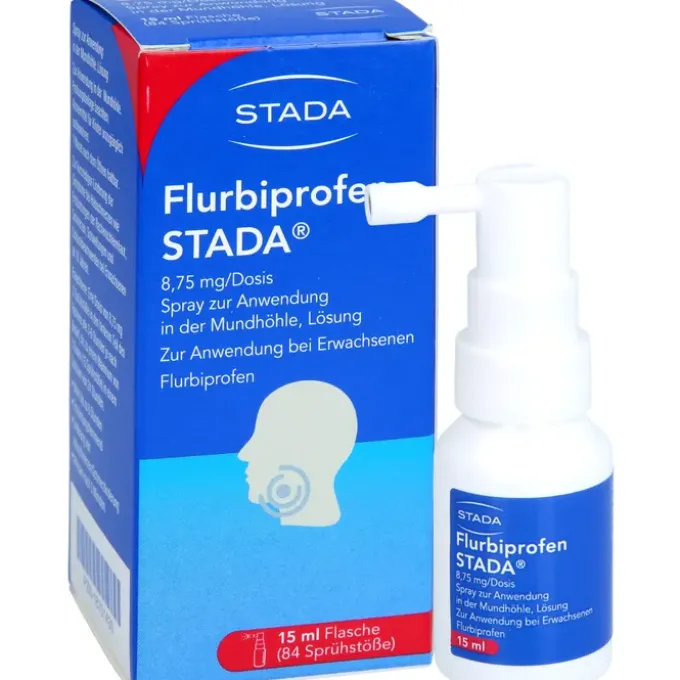 FLURBIPROFEN STADA 8,75 mg/Dosis Spray Anw.Mundhö. 15 ml