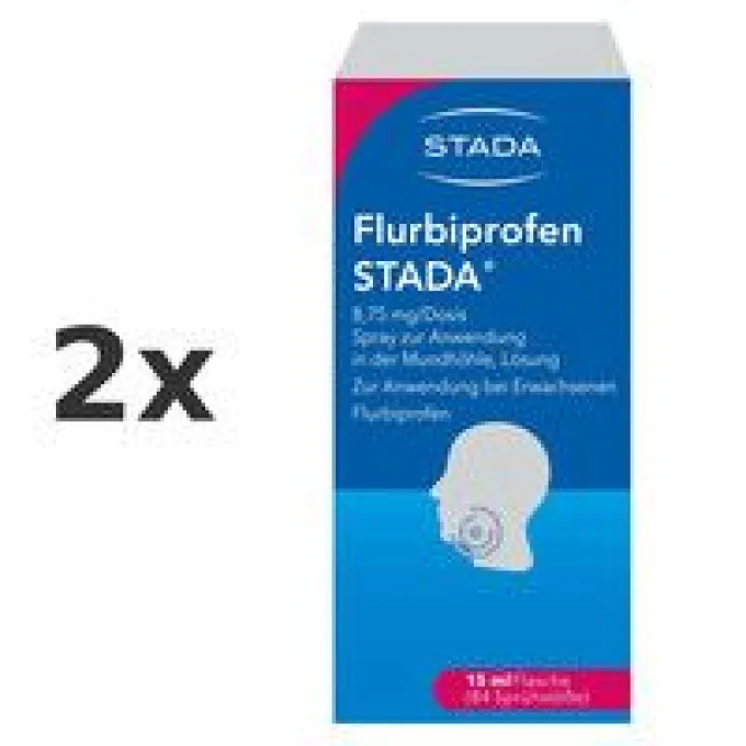 FLURBIPROFEN STADA 8,75 mg/Dosis Spray Anw.Mundhö. Set 2x 15ml