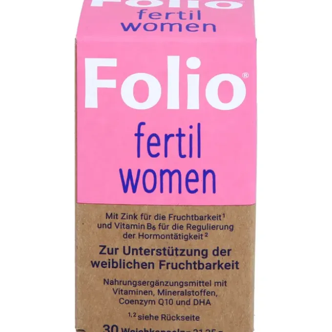 FOLIO fertil women Weichkapseln 30 Stück