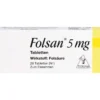 FOLSAN 5 mg Tabletten 20 St