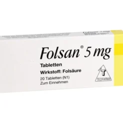 FOLSAN 5 mg Tabletten 20 St
