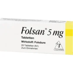 FOLSAN 5 mg Tabletten 20 St