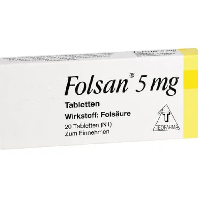 FOLSAN 5 mg Tabletten 20 St
