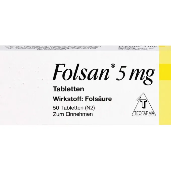 FOLSAN 5 mg Tabletten 50 St
