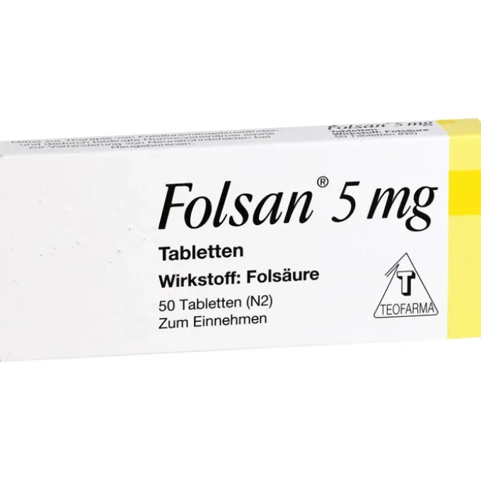 FOLSAN 5 mg Tabletten 50 St