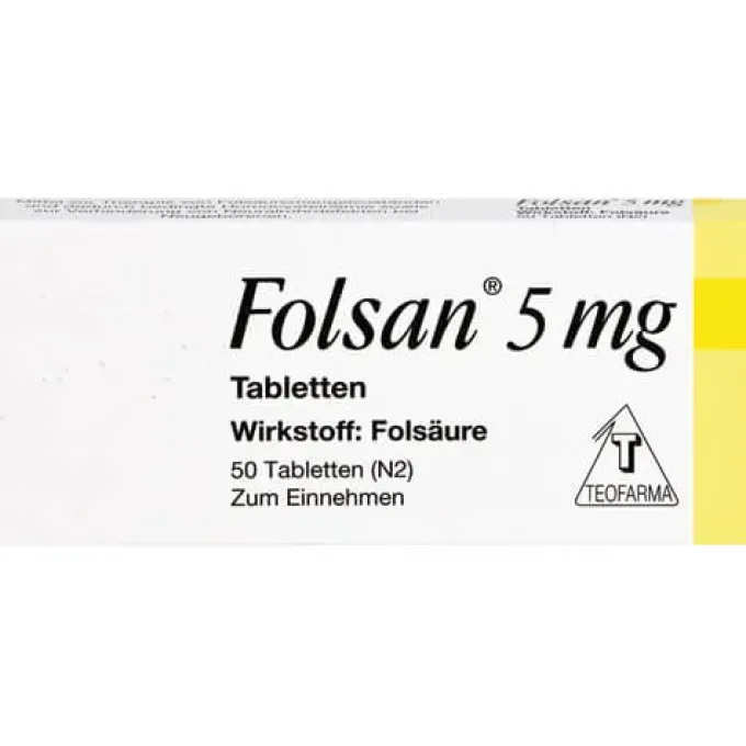 FOLSAN 5 mg Tabletten 50 St
