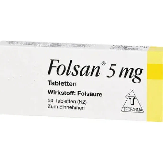 FOLSAN 5 mg Tabletten 50 St
