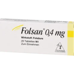FOLSAN 0,4 mg Tabletten 20 St